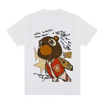 Kanye West Kawaii t-shirt Ye Bear Hip Hop Cotton Men T shirt New TEE TSHIRT Womens tops S