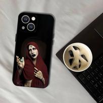 Singer M-Marilyn Manson Phone Case For iPhone 17,16,15,14,13,12,11,Pro,XS,Max,XR,Plus,E,SE4,Mini Black Soft Cover iPhone11