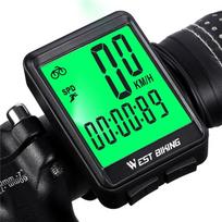 WEST BIKING Bicycle Wireless Computer MTB Road Bike Odometer Waterproof With Backlight Cycling Speedometer LED Rate Stopwatch Wireless Computer