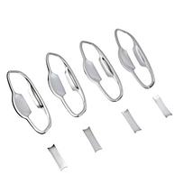 For Volkswagen VW Touran 5T1 2016 2017 2018 2019 2020 Chrome Exterior Door Handle Bowl Cup Cavity Cover Moulding Trim