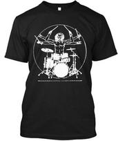 Davinci Drummer Tee T shirt Made in the USA Size S to 5XL L