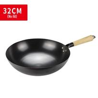 Wrought Iron Flat-Bottom Frying Pan
