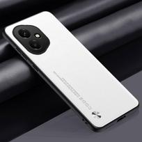 Prabangus PU odinis dėklas Honor 400 galiniam dangteliui, matinis silikoninis smūgiams atsparus pilnos apsaugos telefono dėklas Honor400 5G Coque For Honor 400 balta