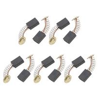 Carbon Brushes Electric Tools Thick Copper Wire Carbon Brushes Set Drill Chain Saw Electric Tools Hot Environment Features Gold China Mainland