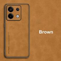 For Poco M6 Pro 4G Case Luxury PU Leather Phone Case For Xiaomi PocoM6 Pro 4G M6Pro Back Cover Matte Silicone Full Protection For Poco M6 Pro 4G ruda