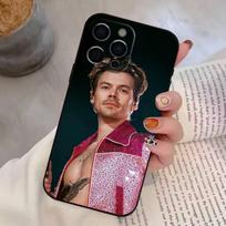 Singer Harry S-Styles  Phone Case For iPhone 17,16,15,14,13,12,11 Plus,Pro Max,XS,Soft Silicone Black Cover iPhone13PROMAX