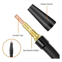 B-Est 22 Pcs Flux Core Gasless Nozzle Tips Kit KP1939-1 TITANIUM Easy-Flux 125 Amp Welder 56355 56359 57861 As Shown 0.8mm