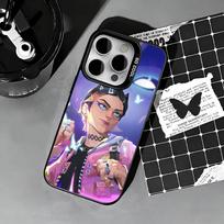 Popular V-Valorant C-Clove Phone Case For iPhone 17,16,15,14,13,12,11 Plus,Pro Max,XS,Colored silver phone case iPhone16e