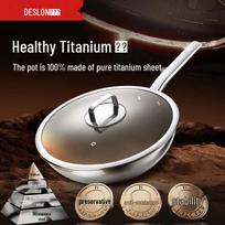 DESLON Coating-Free Non-Stick Stir-Fry Pan