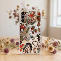 Old traditional W-wallpaper  Phone Case For SamsungA10,12,20,21S,30,31,40,50,51,52,70,71 Transparent Cover Samsung a30 a20