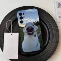 F-Funny Dog Phone Case For Samsung S25,S24,S21,S22,S23,S30,Ultra,S20,Plus,Fe,Lite,Note,10,Black Cover Samsung S24