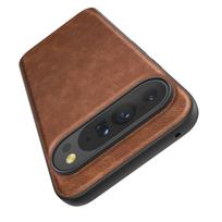 For Google Pixel 9 Pro XL 9 8 7 Pro 8A Premium PU Leather Phone Case Scratch-Resistant Solid Color Cover for Google Pixel 9 Case For Pixel 7 ruda