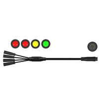 Mountain Bike Ebike 8pin To Display Brake Throttle Grips 1T4 Cable Controller For KT For Quantum Controllers With Waterproof Int 1T4 295mm
