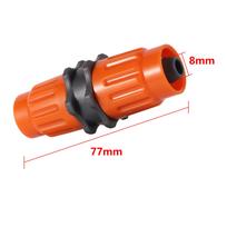 5pcs 8/11mm Water Pipe Reverse Osmosis Anti-Slip Lock Quick Connect 3/8  Hose Repair Fitting Irrigation Water Pipe Fittings ruda