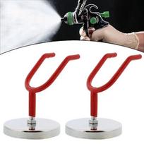 2Pcs Magnetic Paint Spray Holder Stand Rack 83mm*125mm Sprayer Hook Magnetic Tool Rack For Spray Tool Accessories China Mainland