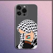 Arab Hattah Keffiyeh Fashion Phone Case For iPhone 16,15,14,13,12,11 Plus,Pro,Max,XR,XS,Plus,E,Mini Transparent Cover iPhone12mini