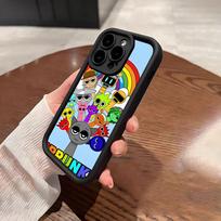 Cartoon Game Sprunki Phone Case For IPhone 17 Pro Max 15 Pro 16 14 Plus 12 13 Mini 11 Pro Shockproof Soft Cover iPhone17