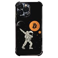Cool Bitcoin pattern phone case suitable for iPhone 17 16 15 14 13 12 11 Pro/Max/Plus anti drop and shockproof back cover iPhone 14PRO