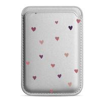 Small Love Heart Leather Wallet Case For Magsafe Wallet Leather Compatible For iPhone 16 17 Pro Card Holder For MagSafe Magnet