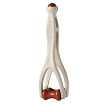 Solid Wood Finger Massage Roller with 360° Rollers Clip Design Finger Massager Acupressure Stick for Hand Meridian Relief