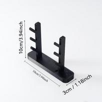 1pc Desktop 3-Slot Dart Display Stand Durable Desktop Dart Storage Holder Storage Rack For Game Room Office Room Decoration