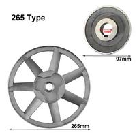 1 komplektas 265/300mm A tipo skriemulys Trikampis diržas Smagračio skriemulys Variklio skriemulys Oro kompresoriams Skriemulių mazgas Vienos vagos V-diržas