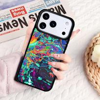 Psychedelic trippy Holographic Phone Case For IPhone 17 16e 15 14 13 12 11 Pro Max Air Mini Soft Protective Cover iPhone 16 Plus