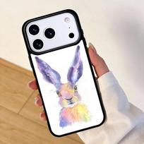 Bunny Rabbits Mobile Phone Case for IPhone 17 AIR 16pro Max 15 14 13 12 11 Bumper Cover iPhone 12 mini