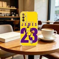 Basketball 23 L-LeBron J-James-S Phone Case Transparent Silicone Soft For SamsungA10,12,20,21S,30,31,40,50,51,52,70,71 Samsung a12