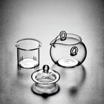 250ml Hand Held Glass Teapot with Infsuer Tea Water Separation Hand Brewing Tea Pot Kung Fu Tea Set gryna