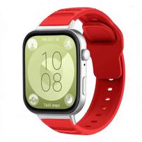 Silicone Strap For Huawei Watch Fit 3 Smartwatch Soft Breathable Bracelet Wristband for Huawei Watch Fit 3 Replacement Correa huawei watch fit 3 raudona