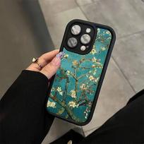Retro Van Gogh Oil Paint For iPhone 17 16 15 14 13 12 11 Pro Max Plus Black Full Coverage Soft Funda Silicone Cover iPhone 13