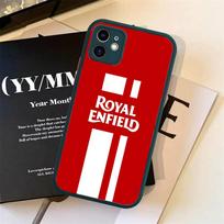 R-ROYALS E-ENFIELDS Logo For IPhone 11 12 13 14 15 16 Pro Max Plus X XS MAX Shockproof Matte Back Cover iphone 12 pro