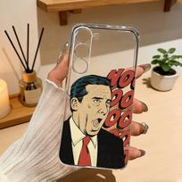 M-Michael S-Scott The O-Office Phone Case For Samsung A10 A12 A31 A40 A70 Transparent Cover Samsung a52 a52S