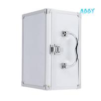 ABBY-Aluminum Alloy Tool Box Portable Safety Equipment Instrument Case Display Case Suitcase Hardware Tool Case 230X150x125mm sidabras