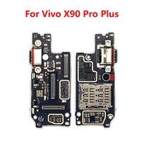 For Vivo X90 Pro Plus USB Charging Board Dock Port Microphone Module Flex Cable For X90 Pro Plus