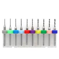 10Pcs Carbide PCB Drill Bit Set For Circuit Board Work Mini Drill Bits 1.1-2mm 0.6-1.5mm 1.5-2.4mm 2.1-3.0mm Drilling Tools