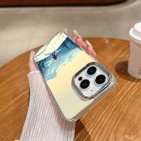 Skiing Snow Snowboard Ski Phone Case For Iphone 17 16 15 14 13 12 11 Pro Max Xr Air Plus Silicone Cover Silver Hard Shell Cover iPhone17 Pro