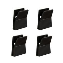 4 PCS/SET Waterproof Kitchen Storage Clip Punch-free Bathroom Storage Rack  Wall Installation juoda