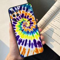 Rainbow Spiral Tie Dye Case For Oppo A58 A98 A78 A18 A38 A60 A80 A40 A77 A57 A17 A74 A54 A94 A96 A76 A16 A15 A5 Pro OPPO A79 5G