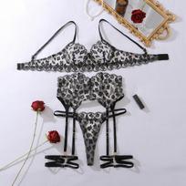 Women's Sexy Embroidery Bra Set Push-up Underwired Lingerie Set Sheer Thin Bra Set S juoda