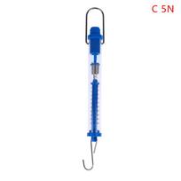 Practical Newtons Spring Scale Tubular Dynamometer Plastic Transparent Body Easy Hanging Classroom Teaching Equipment