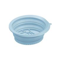 Protable Face Ice Bath Bowl For Facials Plunge Dipping Face Folding Ice Facials Washbasin Facials Skin Care Tool For Home Travel mėlyna