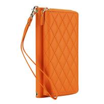Crossbody Wallet Case for Google Pixel 10 9 Pro XL 9A 8A 8 Pro, RFID Blocking Zipper Handbag Purse Flip Cover, Folio Case Google Pixel 8 oranžinė