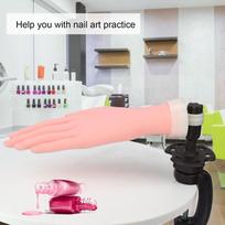 Art Practice Model Nail Practice Hand Flexible Fake Practice Hand  Salon Skill Training