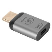 Female To Male USB-C To HD Adapter Aluminum Alloy Shell HD Adapter Connector  for Android Type‑C to HD
