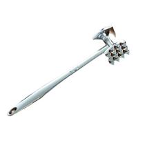 ABBY-Kitchen Gadgets Multifunctional Meat Hammer Two Sides Loose Tenderizers Portable Steak Pork Tools Aluminum Alloy