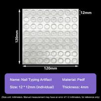 64/100Pcs Transparent Silicone Keycaps Providing Clear And Long Nail Typing Tools Comfortable Protection For Long Nail Art