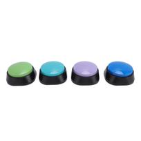 4PCS Voice Recording Buttons Pet Talking Training Buzzer for Cat Dog Communicating Home Classroom 4