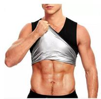 Men's Sauna Vest Sweat-Inducing Body Shaper S/M juoda
